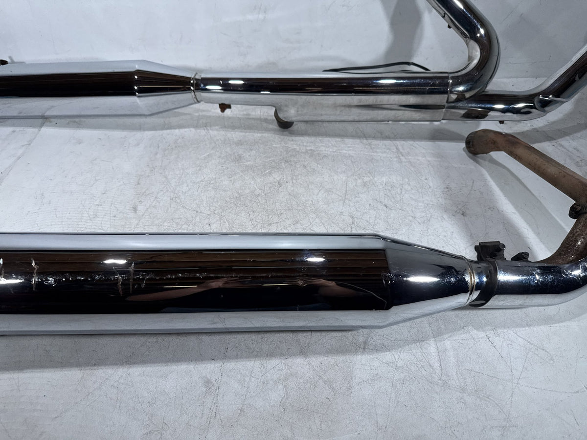 2013 Harley Electra Glide Touring FLHTCU Exhaust Header Pipes Muffler SHARK Road
