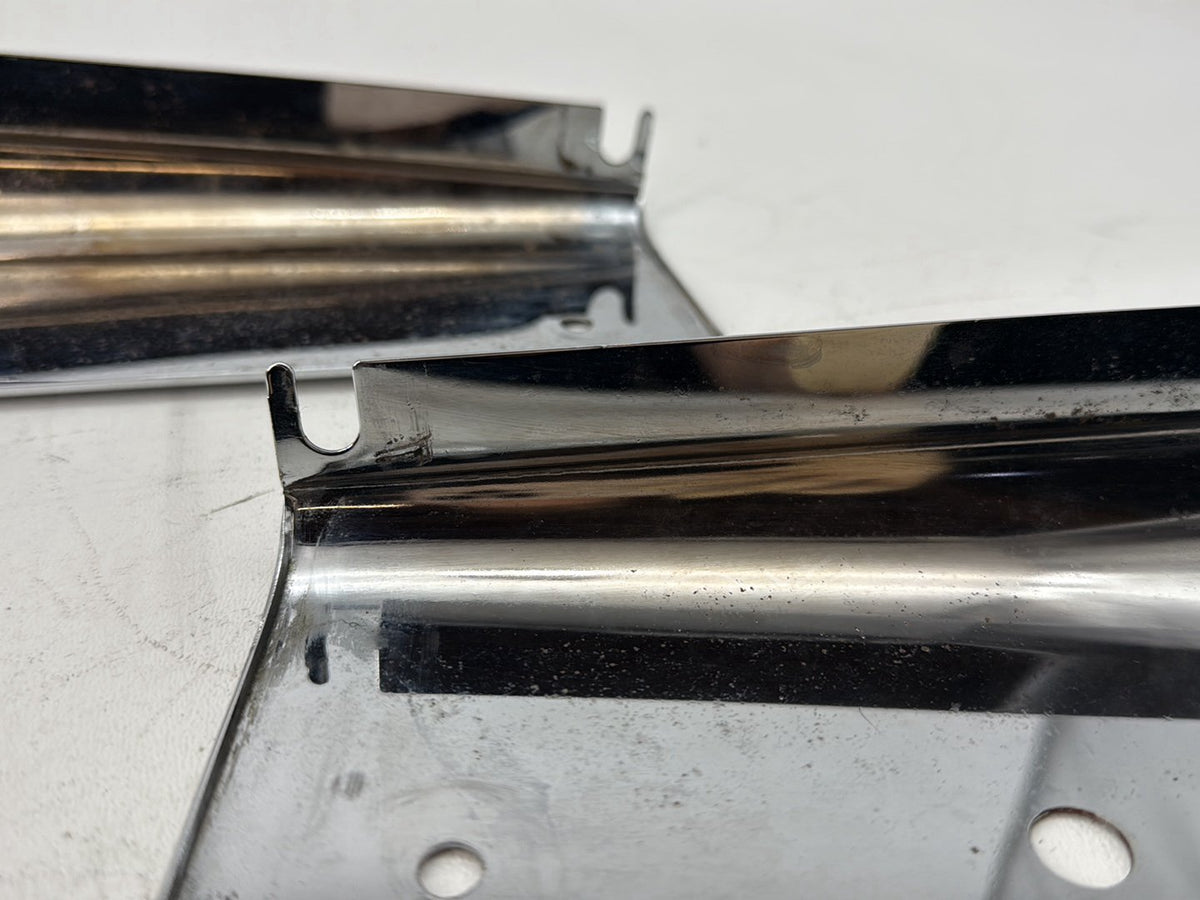1991 Harley Heritage Softail Classic FLSTC OEM Front Left Right Fork Tube Slider Guard Covers