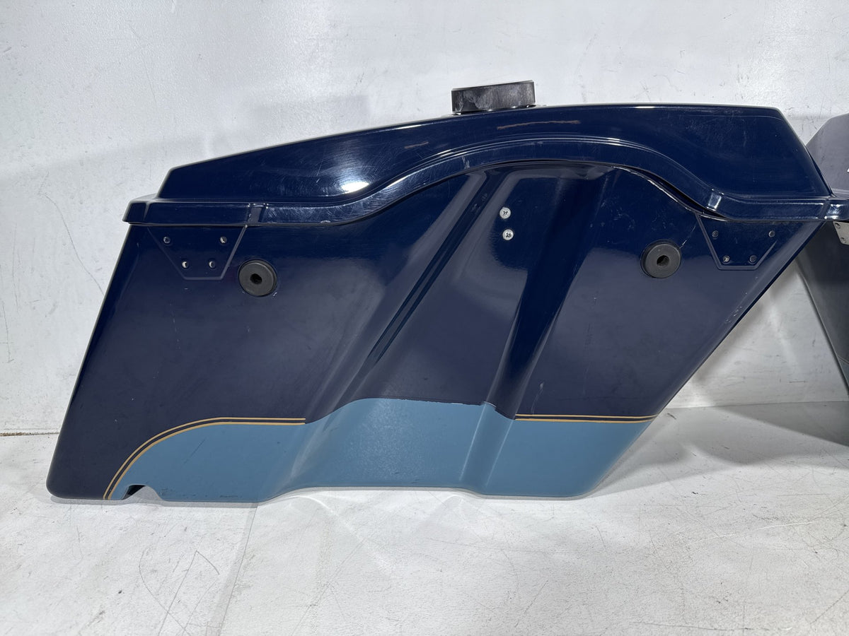 2011 Harley Electra Glide Touring Police OEM Left Right Saddlebags Luggage NOKey