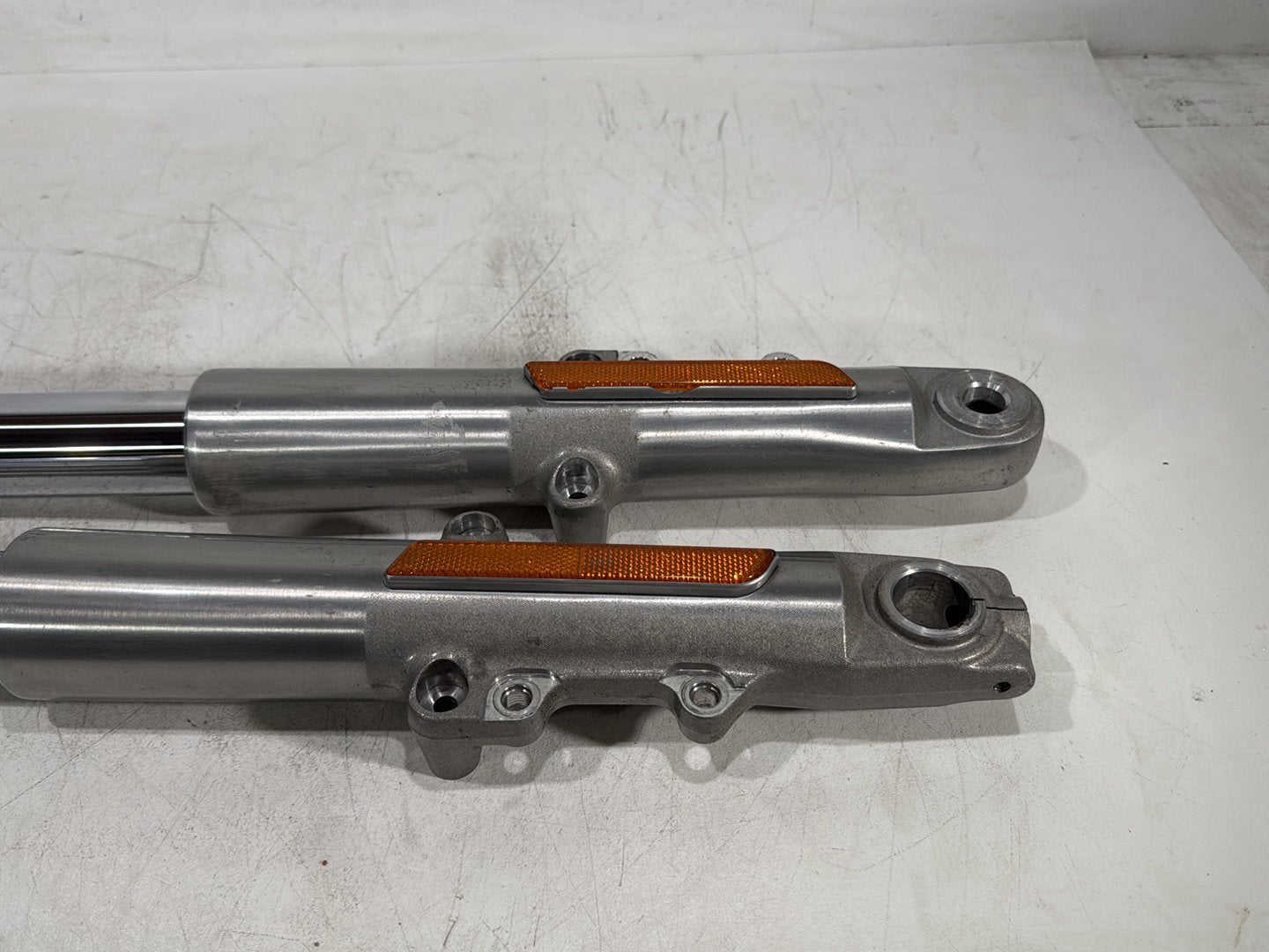 2015 Harley Road Glide Touring FLTRXS OEM Front Left & Right Fork Legs Sliders