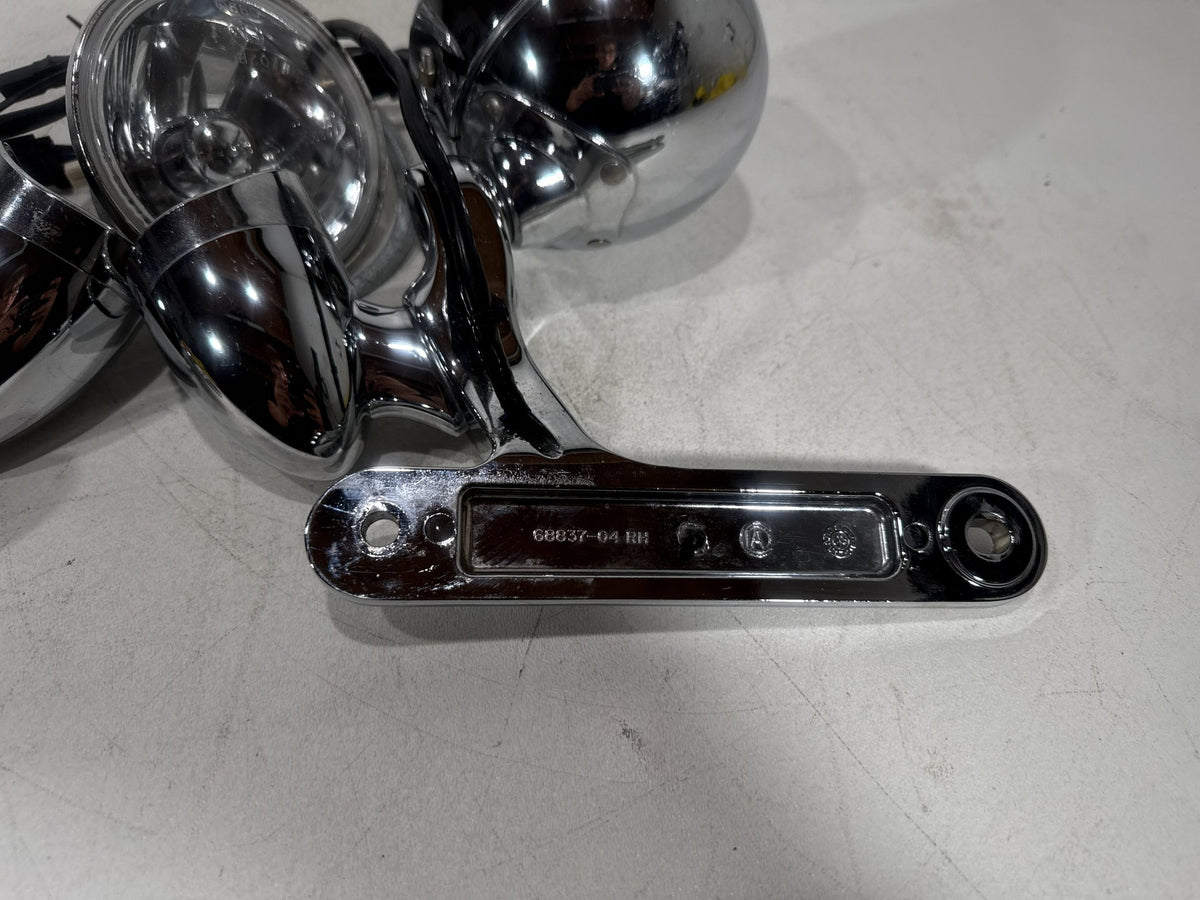 04 Harley Electra Glide CVO Screamin OEM Front Left Right Turn Signal Indicators