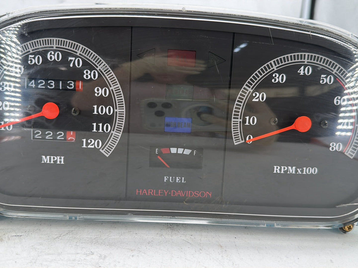 1992 Harley Electra Glide Touring Speedo Tacho Speedometer Tachometer Gauges 42K