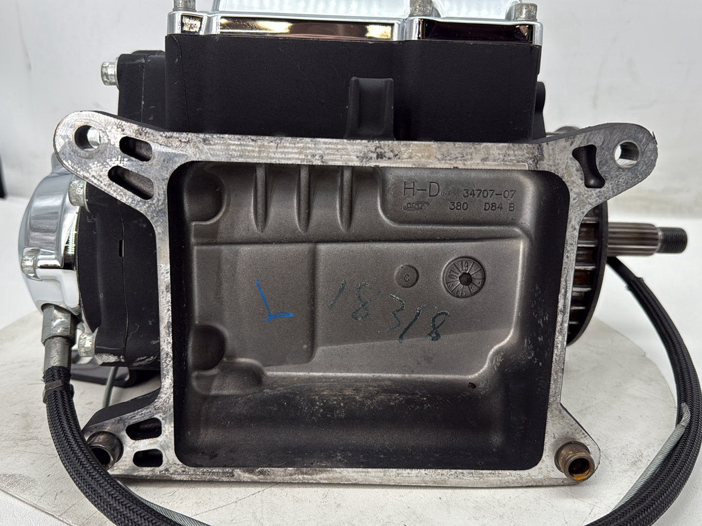 2008 Harley Softail Deluxe FLSTN OEM 6 Speed Transmission Gearbox 37K