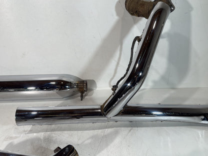 2008 Harley Touring Electra Glide Ultra OEM Exhaust Header Pipes Muffler COBRA