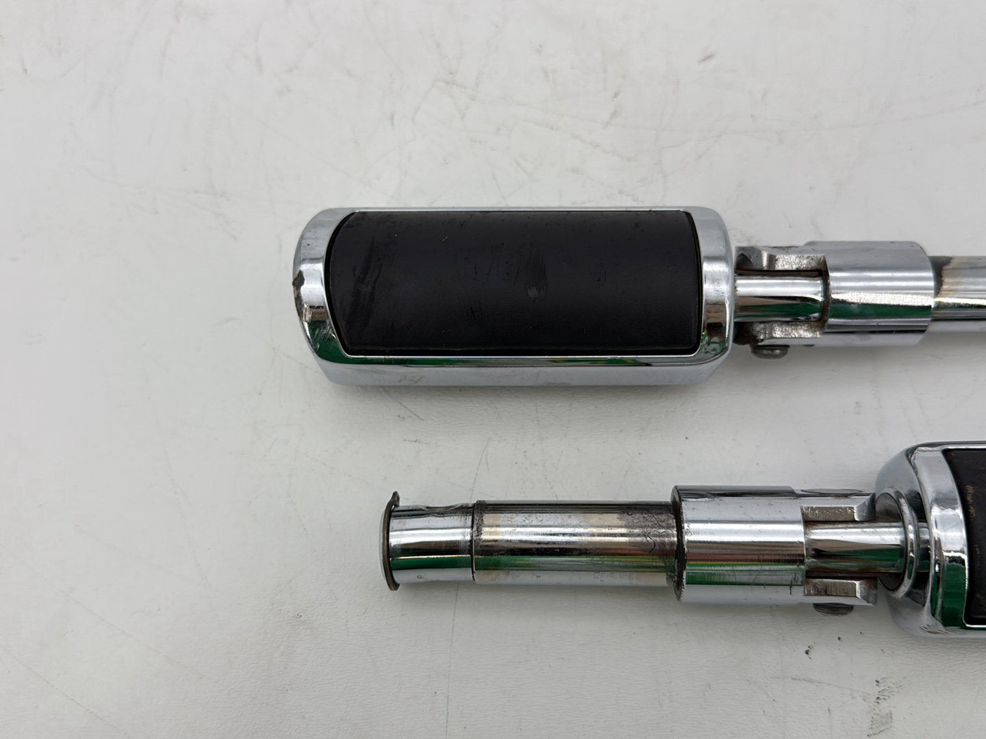 2009 Harley Sportster XL1200C 1200 Custom OEM Left & Right Driver Step Foot Rest Pegs