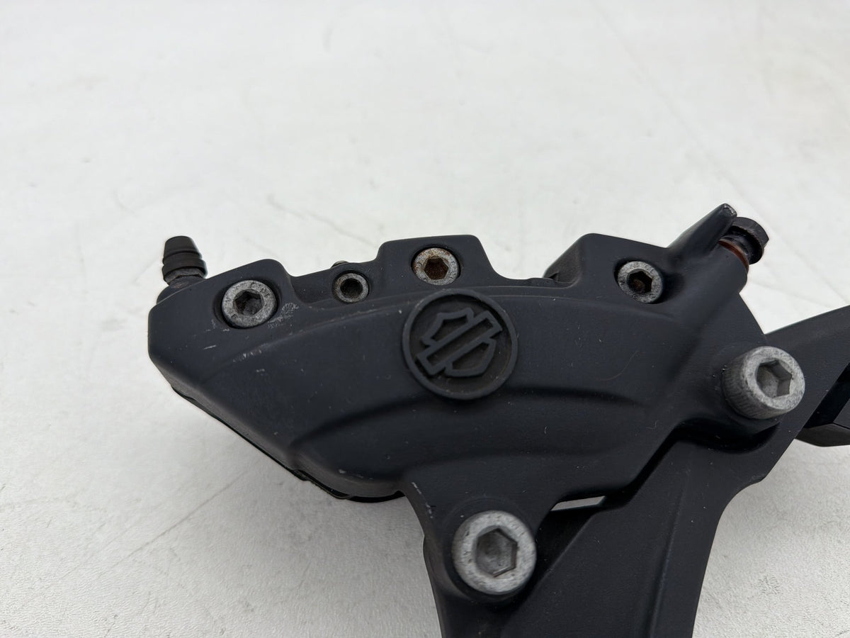 2012 Harley Street Glide Touring FLHX OEM Rear Back Brake Caliper w/ Bracket