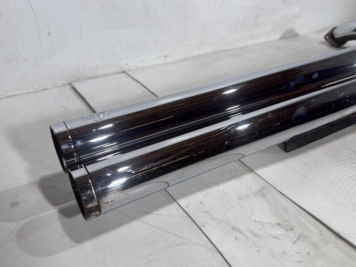 2005 Harley Softail Fat Boy FLSTF OEM Exhaust Header Pipes Vance & Hines