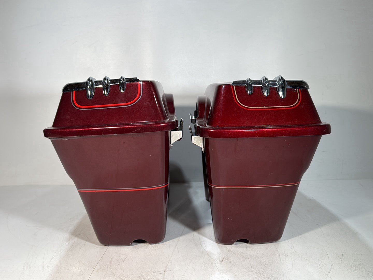 2007 - 2011 Harley-Davidson Touring Electra Glide Ultra Left Right Saddlebags Luggage NOKey 90752-93