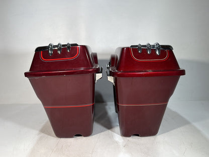 2007 - 2011 Harley-Davidson Touring Electra Glide Ultra Left Right Saddlebags Luggage NOKey 90752-93