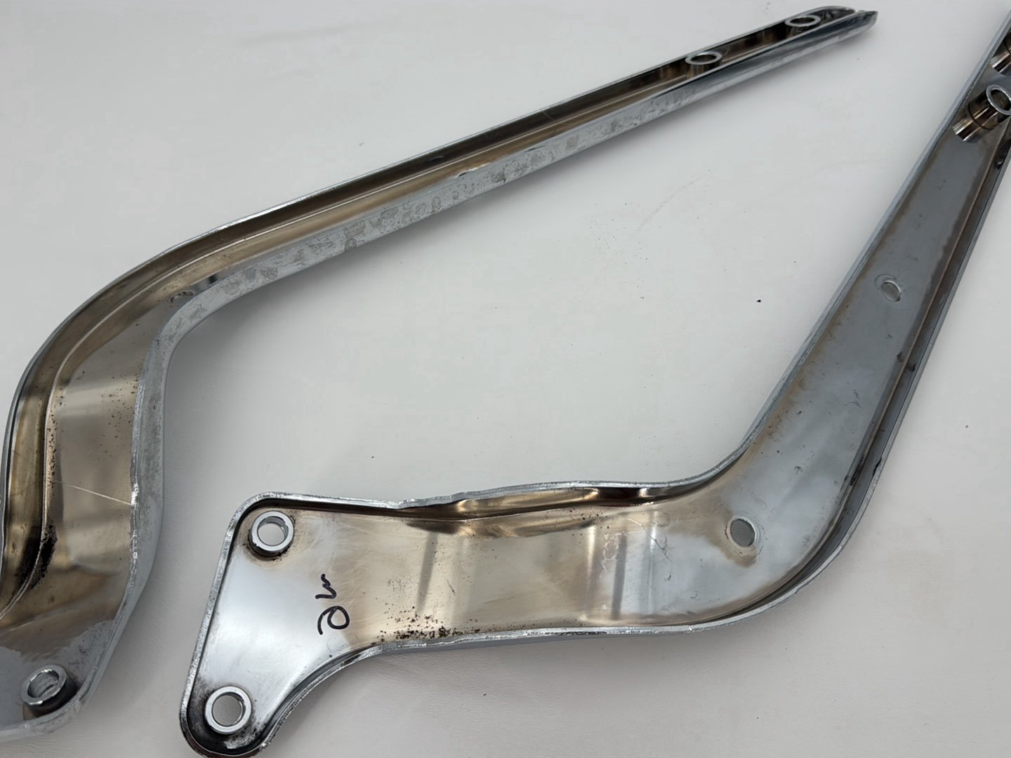 2007 Harley Softail Heritage Classic FLSTC OEM Left Right Saddlebag Fender Struts Brackets