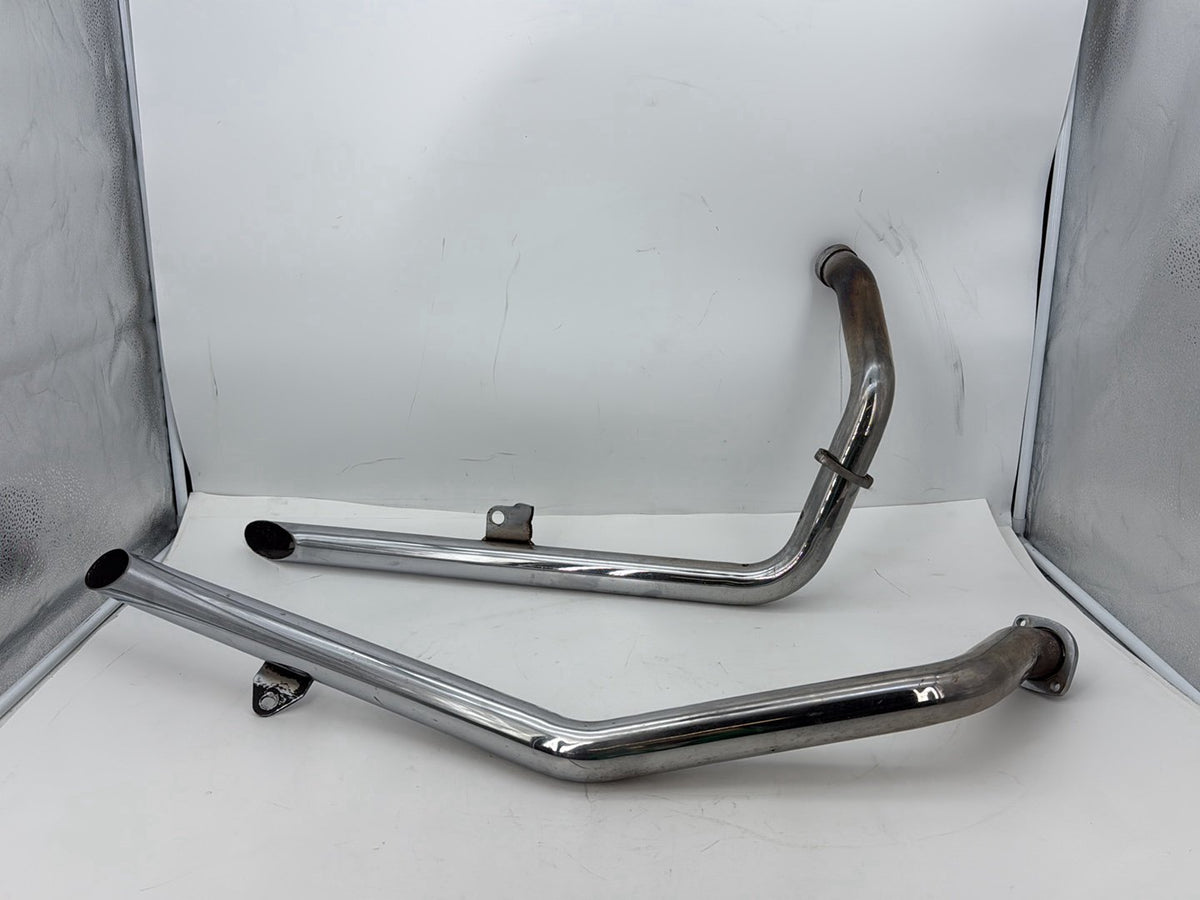 93 Harley Sportster XLH883H Hugger 883 OEM Exhaust System Header Pipe 65568-86A