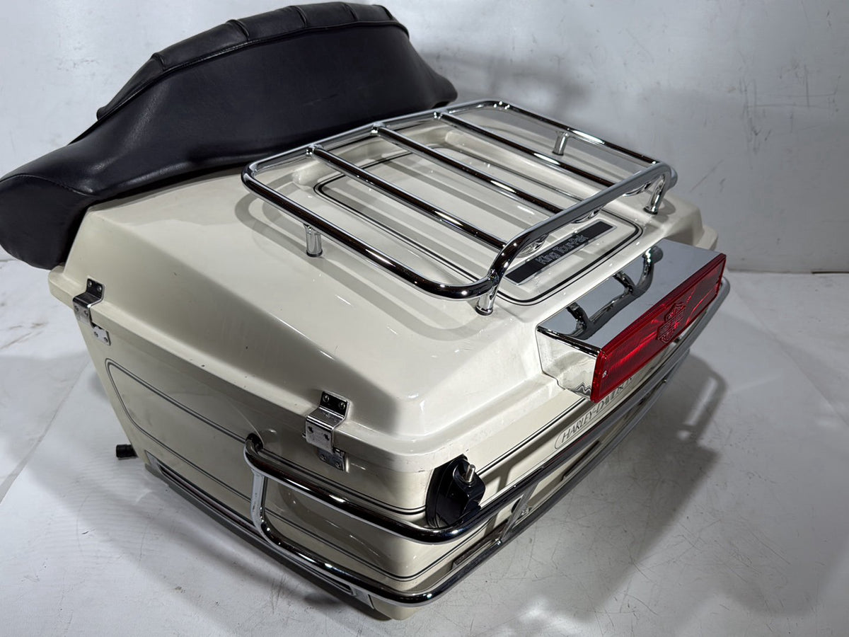 92 Harley Electra Glide Touring Classic OEM Pass Backrest Tour Pak Luggage NOKey