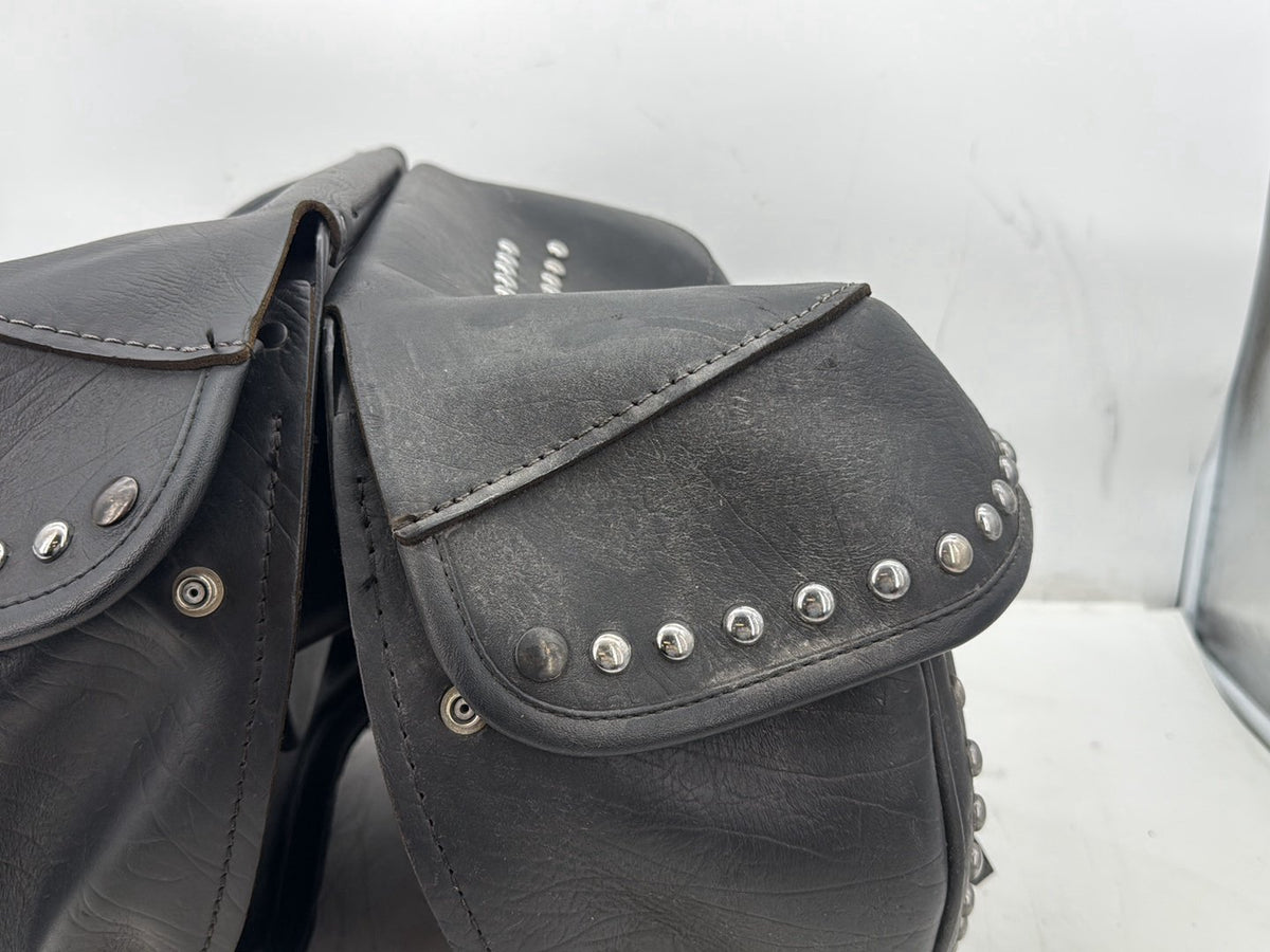 1997 Harley Softail Heritage Classic Rear Left Right Saddlebags Luggage Leather
