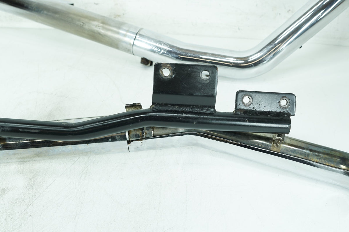 2002 Harley Softail FLSTF Fat Boy OEM Exhaust Header Pipes Vance & Hines