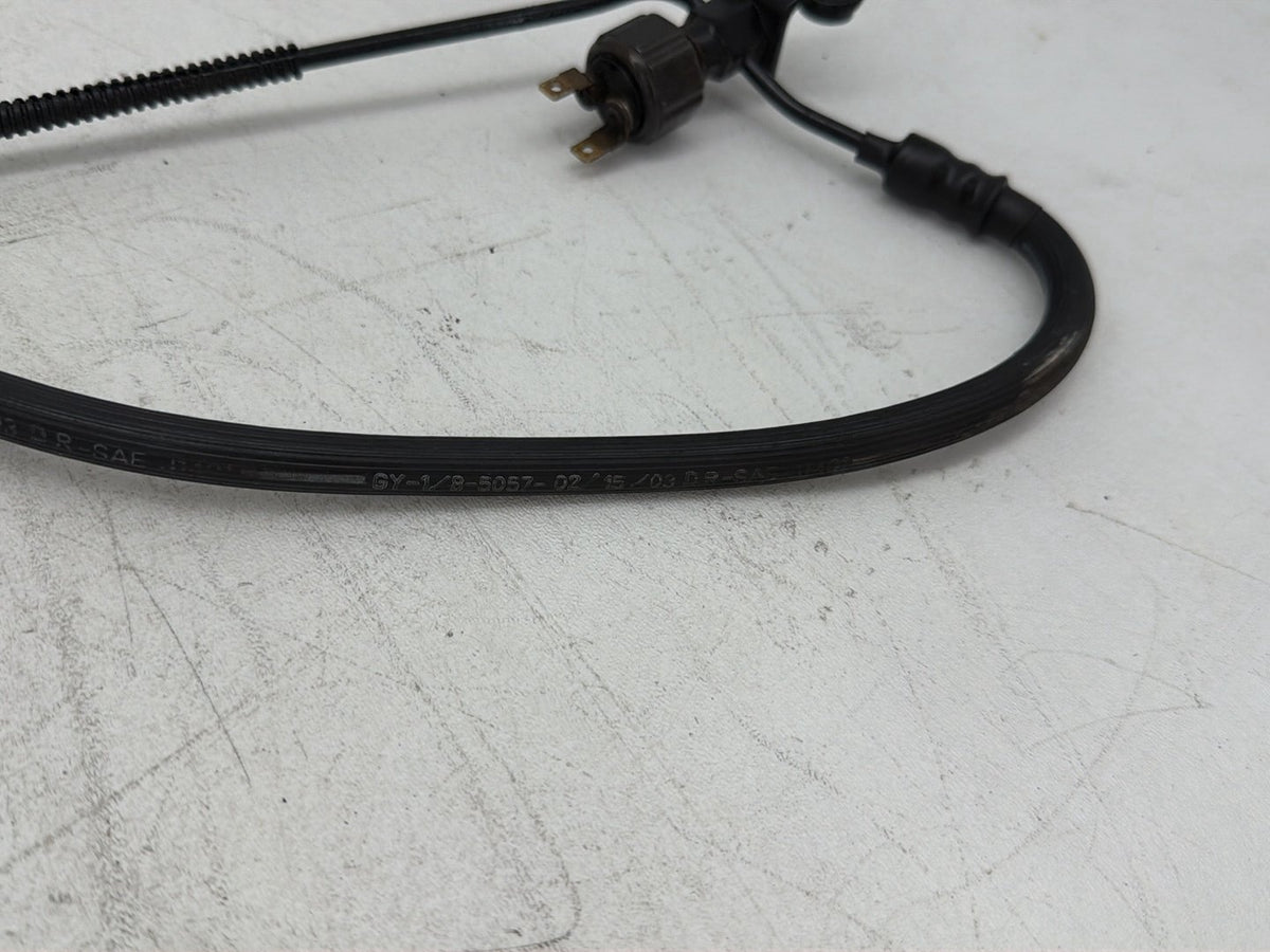 2003 Harley Softail Deuce FXSTD OEM Rear Brake Hose Line Pipe
