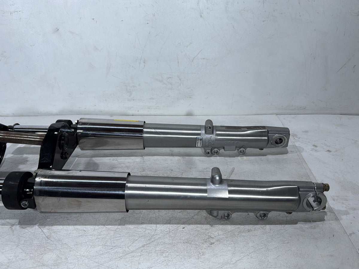 2003 Harley Electra Glide Touring Ultra OEM Front Triple Tree Set & LH RH Fork Legs Sliders