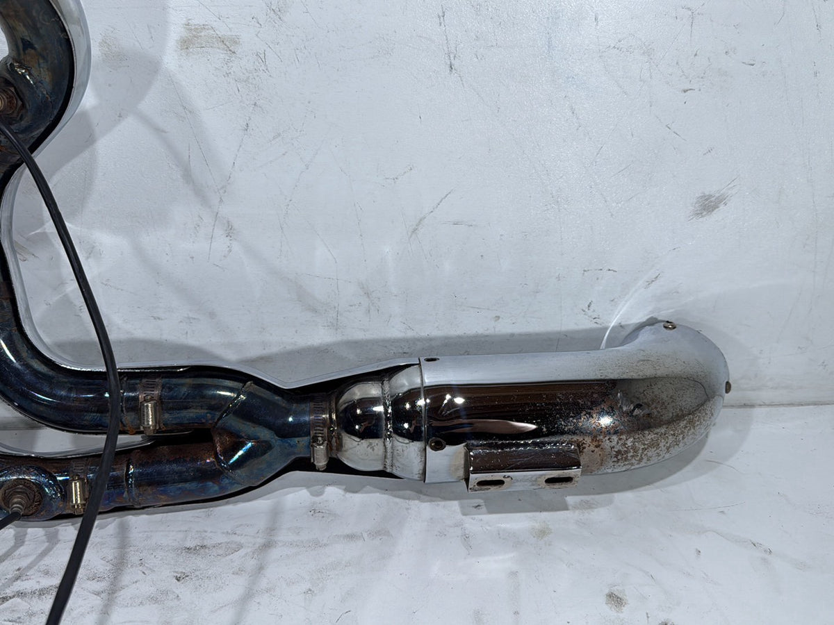 11 Harley Street Glide Touring Exhaust Header Pipe Muffler 2 into 1 NO Bracket