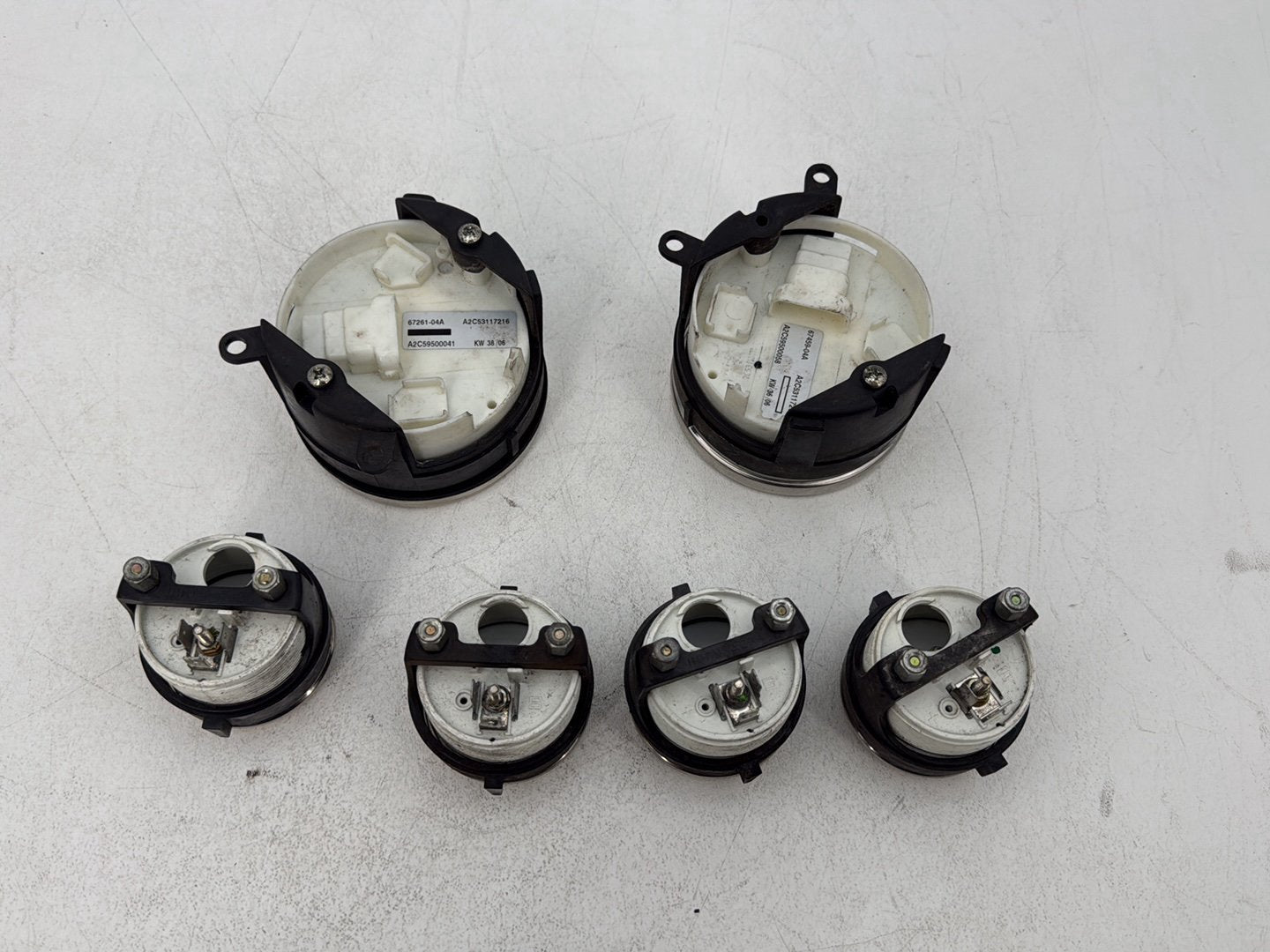 2007 - 2012 Harley-Davidson Touring Street Glide Air Oil Volt Fuel Tacho Speedo Gauges 43K