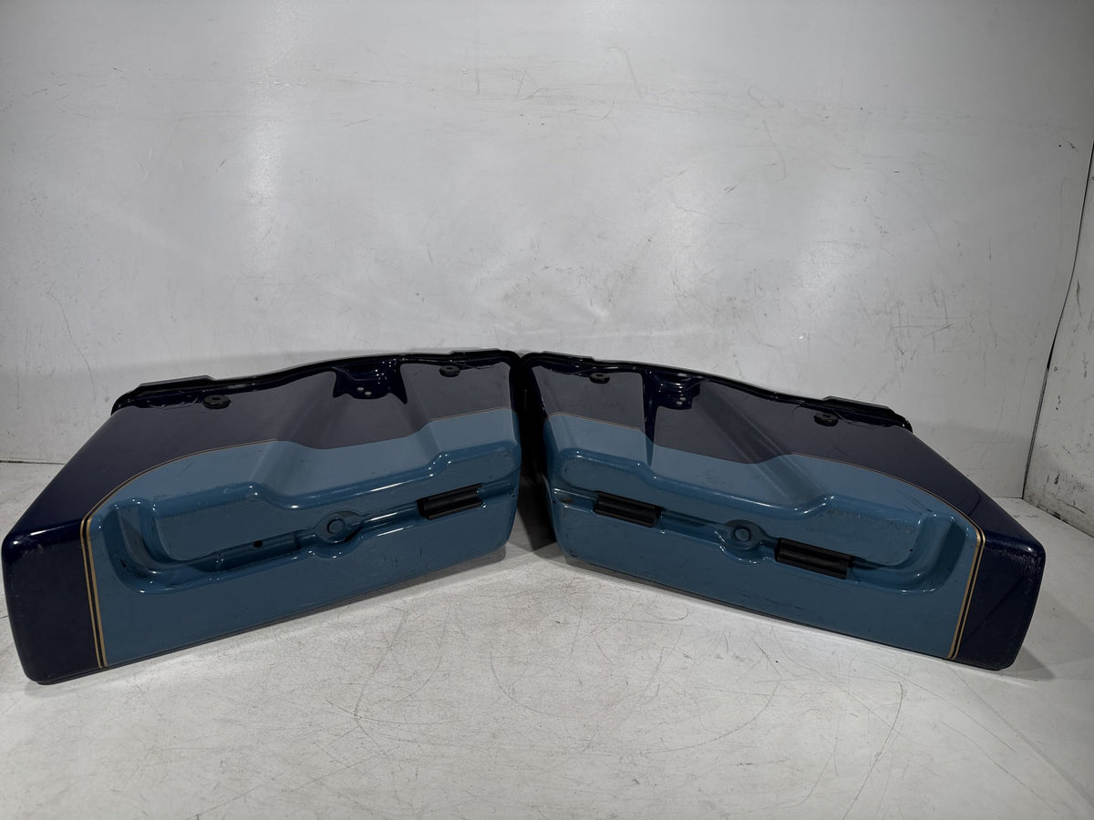2011 Harley Electra Glide Touring Police OEM Left Right Saddlebags Luggage NOKey
