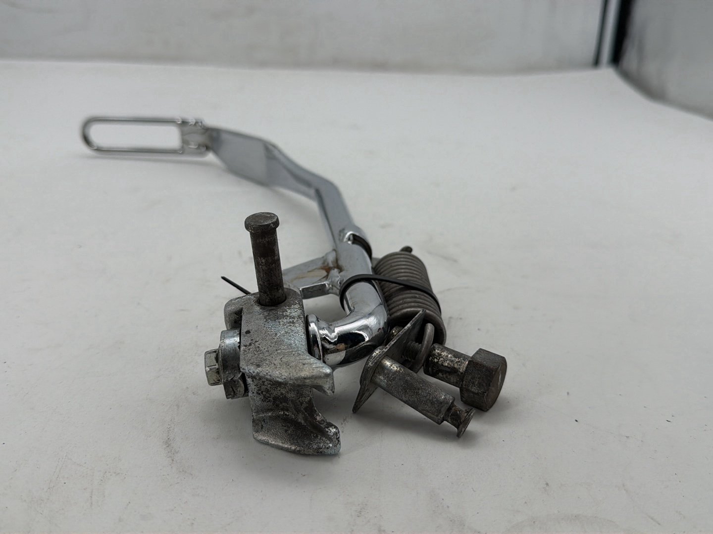 2008 Harley Dyna Fat Bob FXDF OEM Left Side Jiffy Kick Stand & Spring