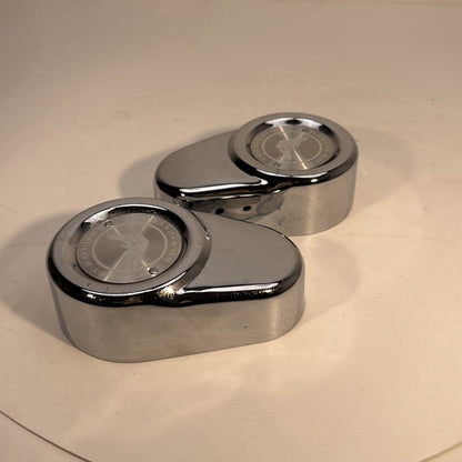 1984 - 1998 Harley-Davidson Touring Road King Police Front Wheel Axle Nut Covers Caps 43070-89