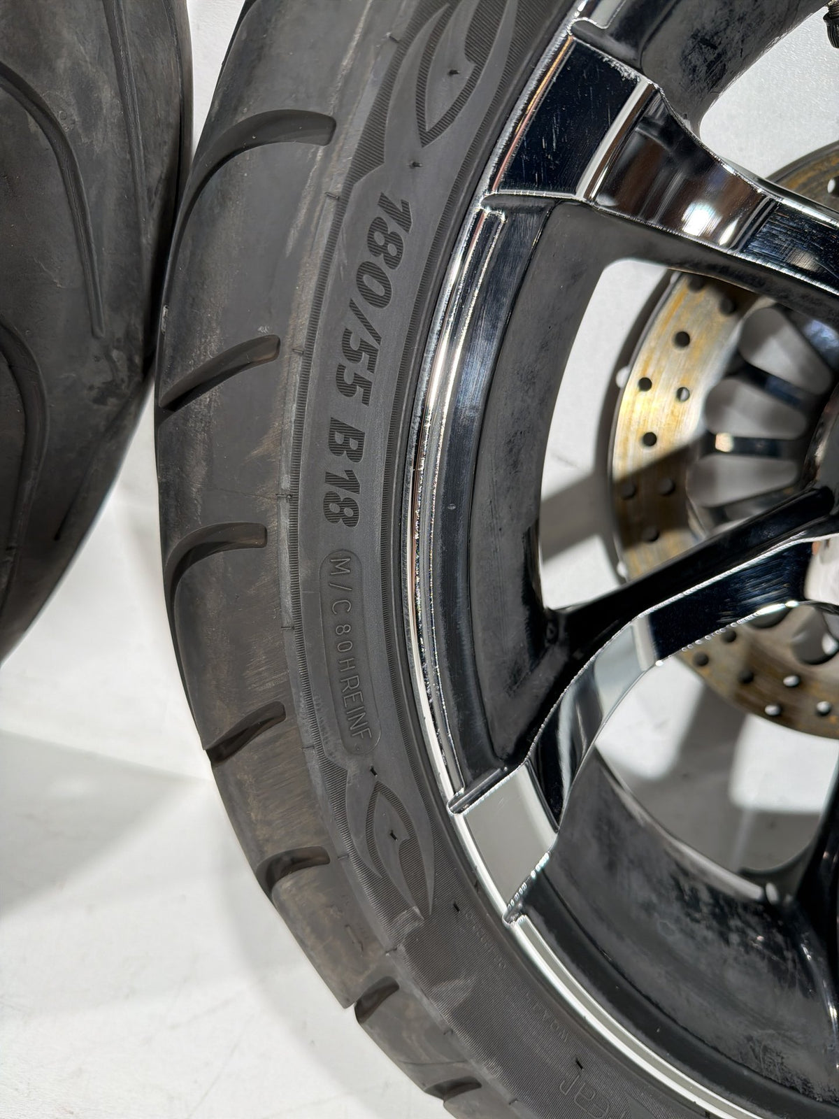 2010 Harley Street Glide Touring FLHX OEM Front & Rear Wheel Rim Tire 18" 18"