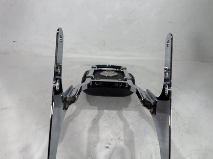 2000 Harley Dyna FXDWG Wide Glide OEM Rear Sissy Bar w/ Backrest Cushion Pad