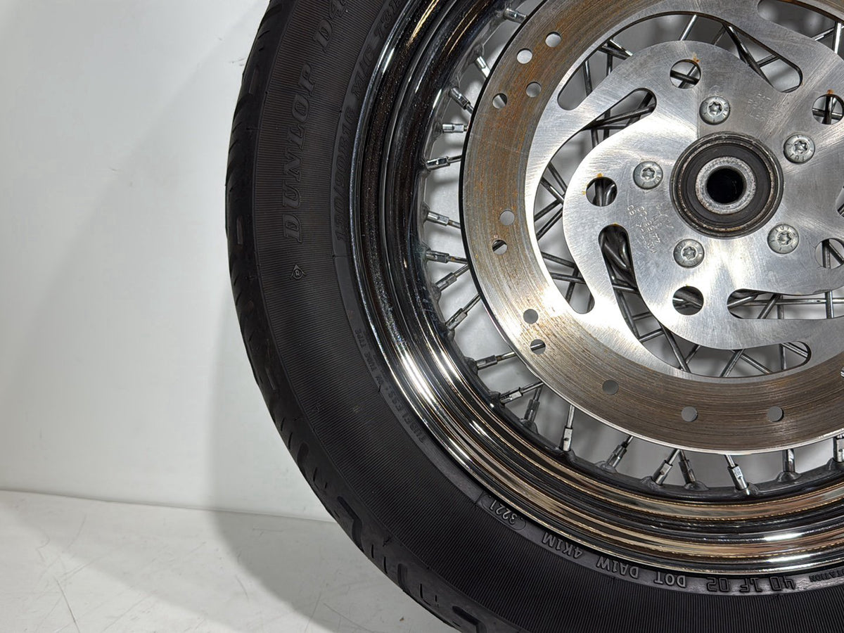 2005 Harley Heritage Softail Front Rear Wheel Rim Tire 130/90B16 150/80B16
