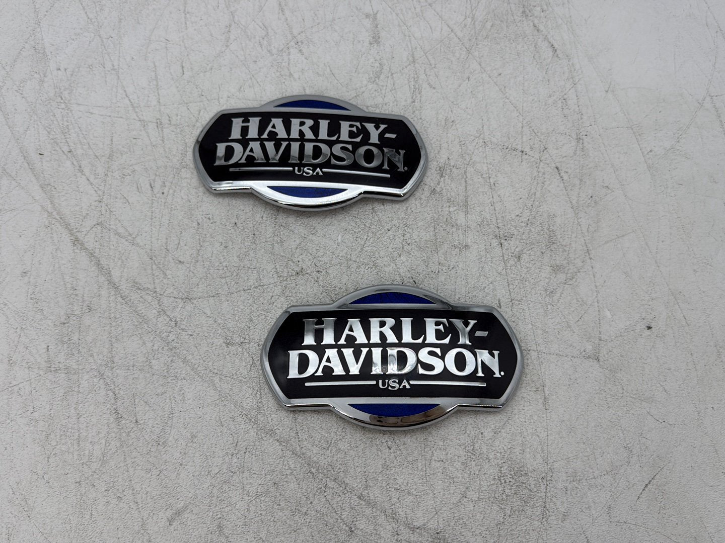 2013 Harley Electra Glide Touring Ultra FLHTCUI OEM Fuel Tank Badges Trim Logo Sticker