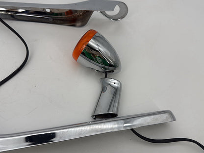 2003 Harley Sportster XL1200C 1200 Custom Anniversary OEM Rear Left Right Fender Struts Bracket & Turn Signal