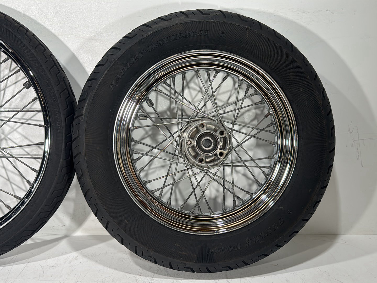 2003 Harley Dyna Wide Glide FXDWG OEM Front Rear Wheel Rim Tire Spoked