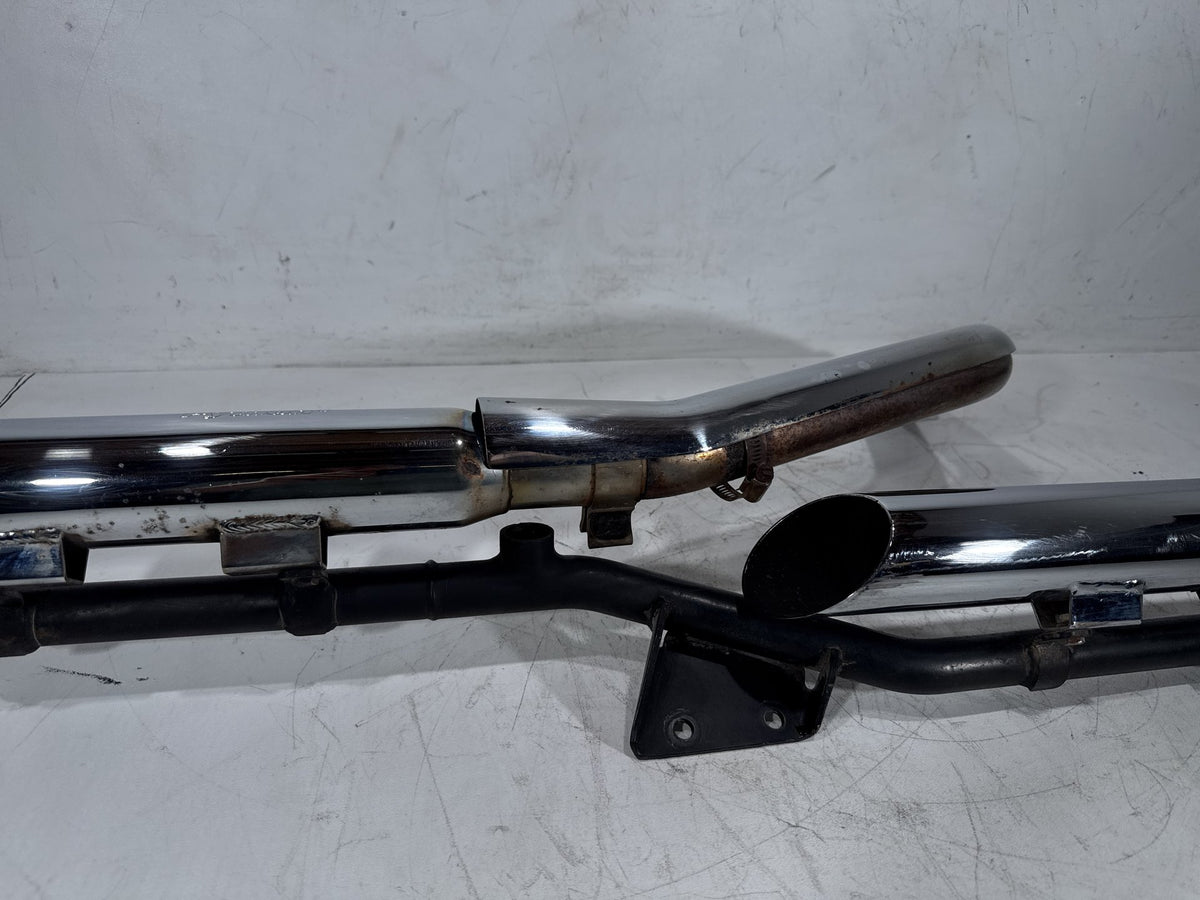 2002 Harley Heritage Softail Classic FLSTC Exhaust Header Pipes Muffler PYTHON