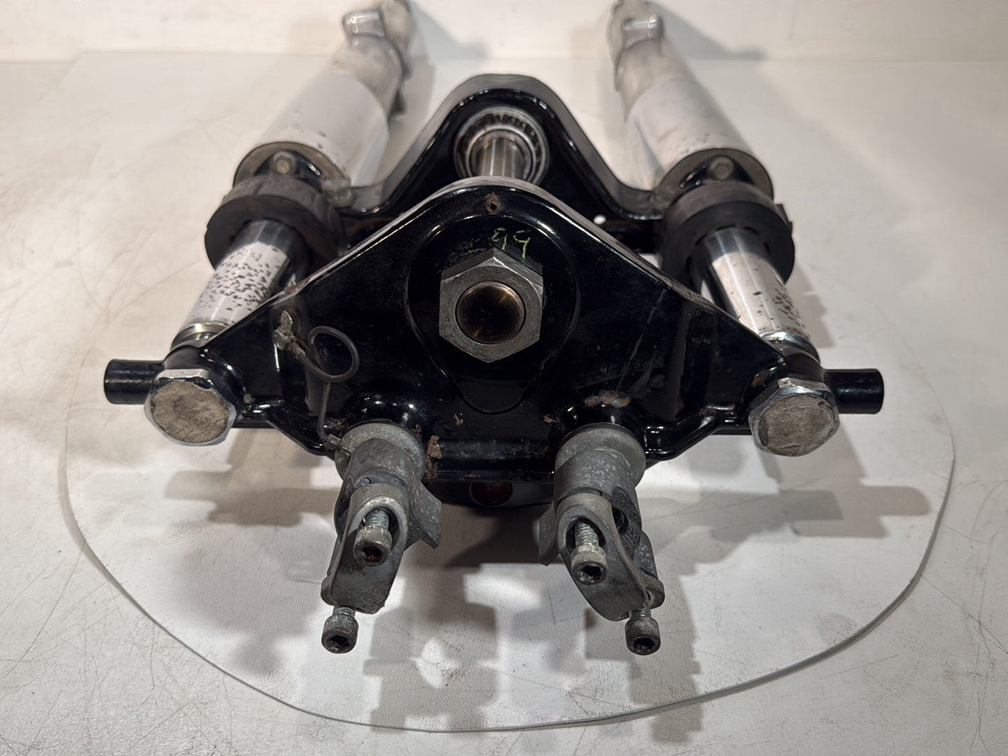 2007 - 2012 Harley-Davidson Touring Street Glide Front Triple Tree Set & LH RH Fork Legs Sliders