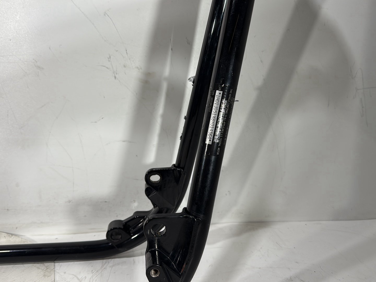 2008 Harley Softail Deluxe FLSTN OEM Body Main Frame Chassis CLN CLR