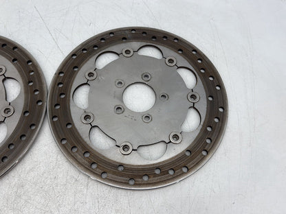2010 Harley Dyna Fat Bob FXDF OEM Front Brake Rotors Disc Pair