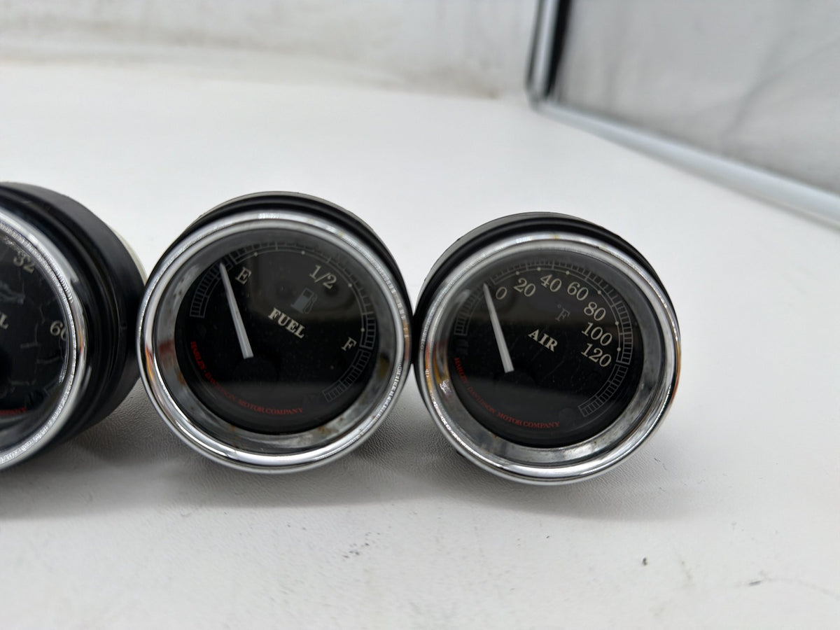 2001 Harley Electra Glide Touring OEM Air Oil Volt Fuel Tacho Speedo Gauges 68K