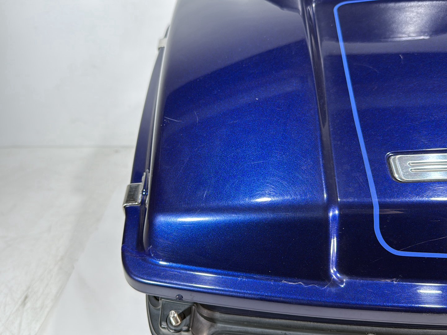 2007 Harley Touring FLHTCU Electra Glide Ultra OEM Pass Backrest Tour Pak Luggage NOKey
