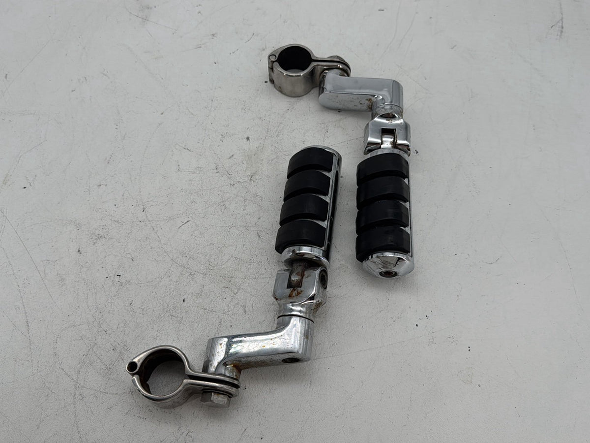 96 Harley Road King Touring Police Front Right Left Highway Foot Pegs Kuryakyn