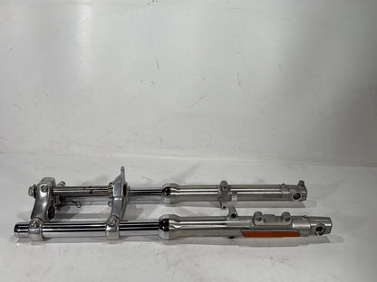 2001 Harley Sportster 883 Hugger XLH883 OEM Front Triple Tree Set & LH RH Fork Legs Sliders