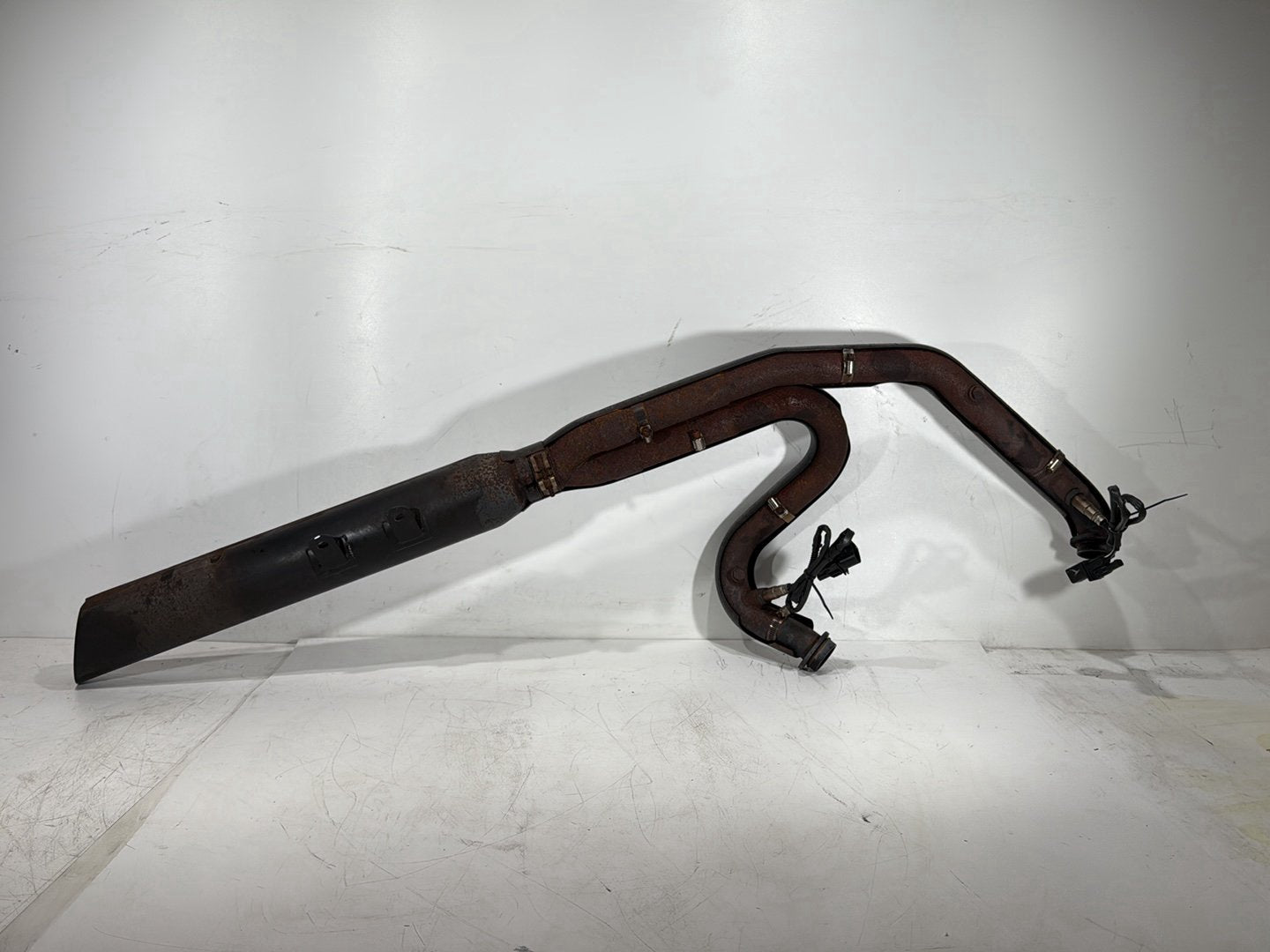 2011 Harley Softail FLSTFB Fat Boy OEM Exhaust Header Pipes Muffler