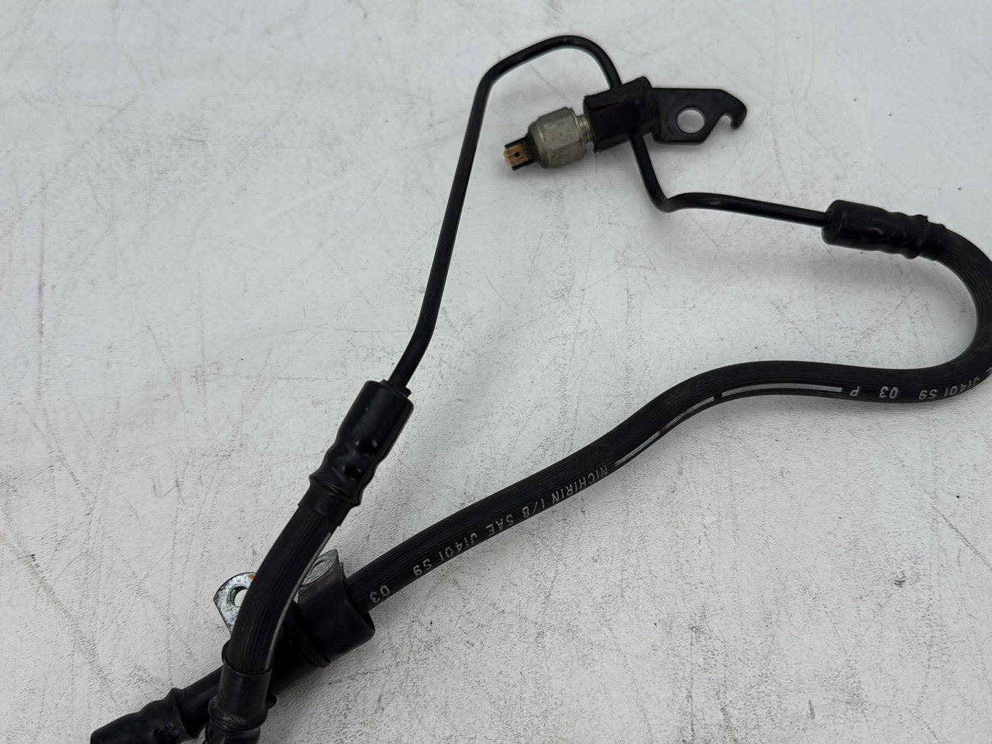 2009 Harley Sportster 883 Low XL883L OEM Rear Brake Hose Line Pipe
