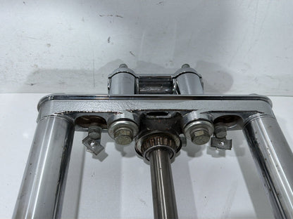 2011 Harley Heritage Softail Classic FLSTC OEM Front Triple Tree Set & LH RH Fork Legs Sliders