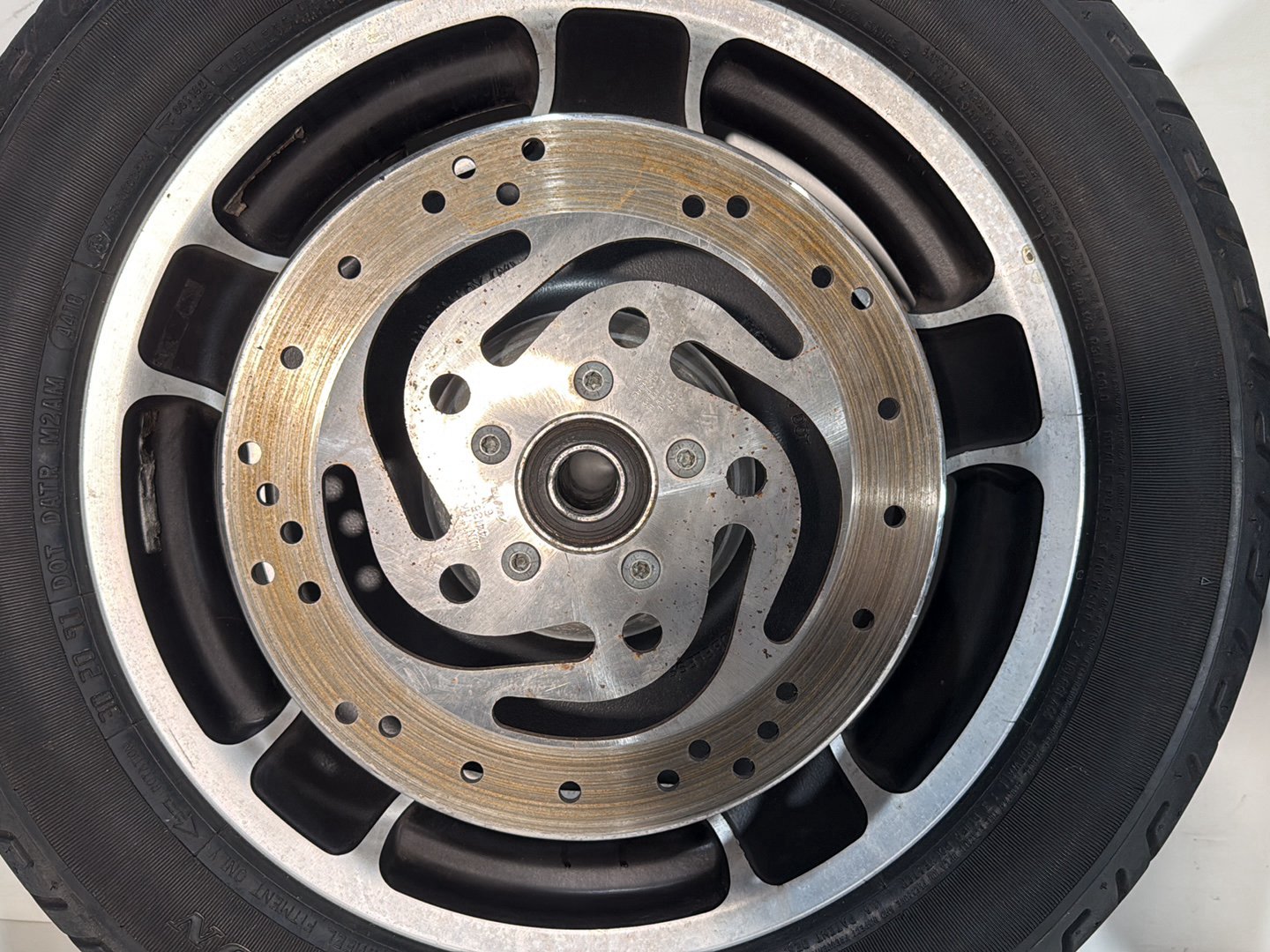 2007 - 2012 Harley-Davidson Touring Street Glide Front & Rear Wheel Rim Tire Airstrike