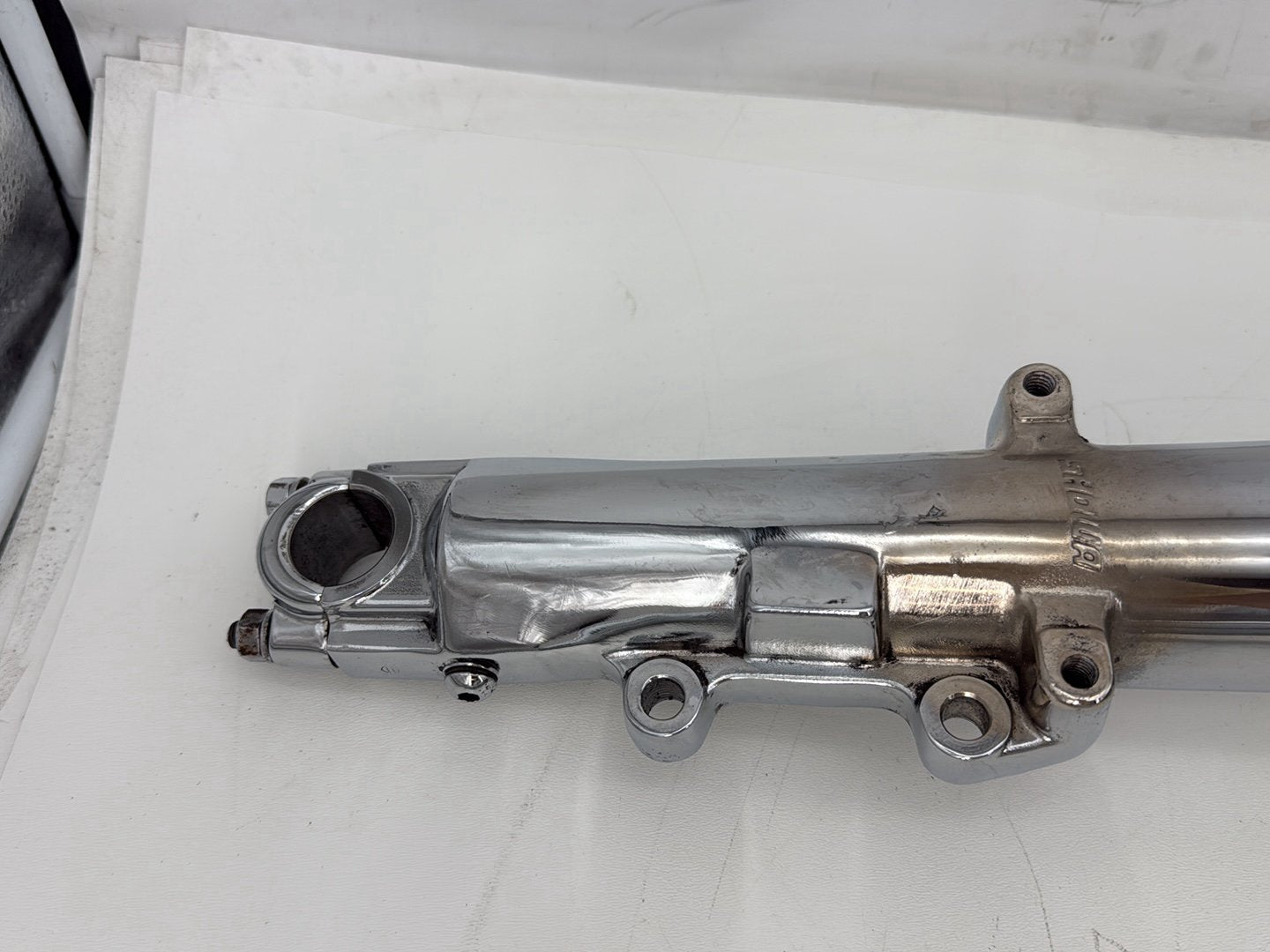00 Harley Touring Electra Ultra Front Triple Tree Set &amp; LH RH Fork Legs Sliders