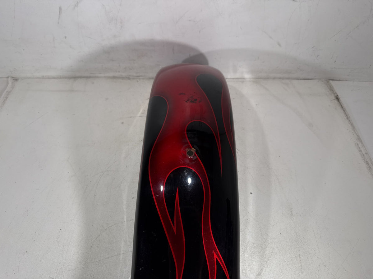 1994 Harley Softail Custom FXSTC OEM Rear Wheel Fender Panel Flames 59914-86A