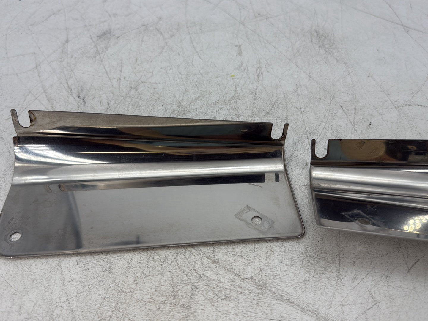 2013 Harley Heritage Softail Classic FLSTC OEM Front Left Right Fork Tube Slider Guard Covers