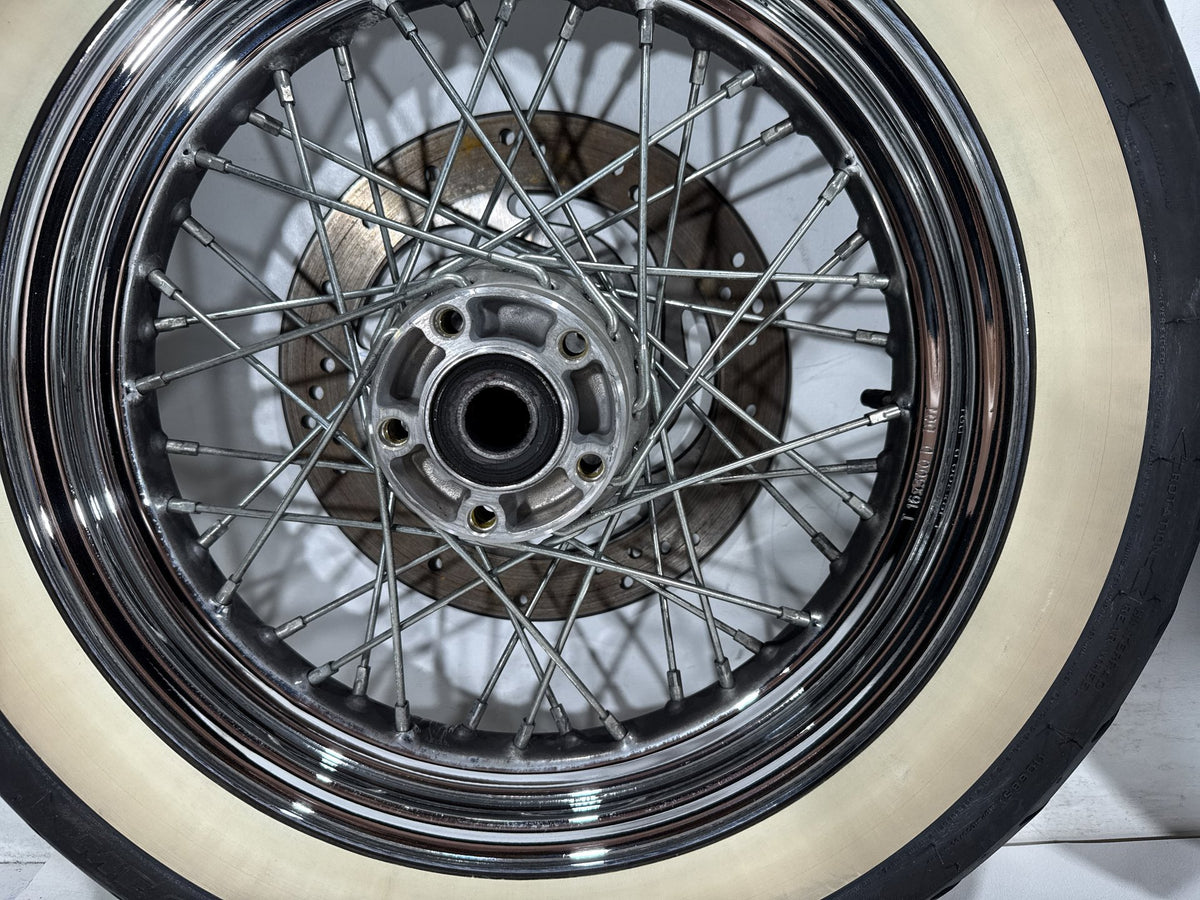 2004 Harley Road King Touring Classic OEM Front Rear Wheel Rim Tire Spoked 16"