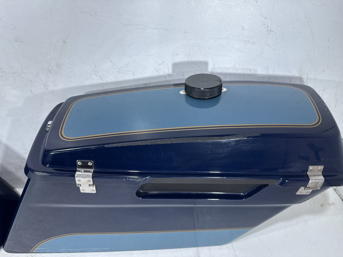 2011 Harley Electra Glide Touring Police OEM Left Right Saddlebags Luggage NOKey