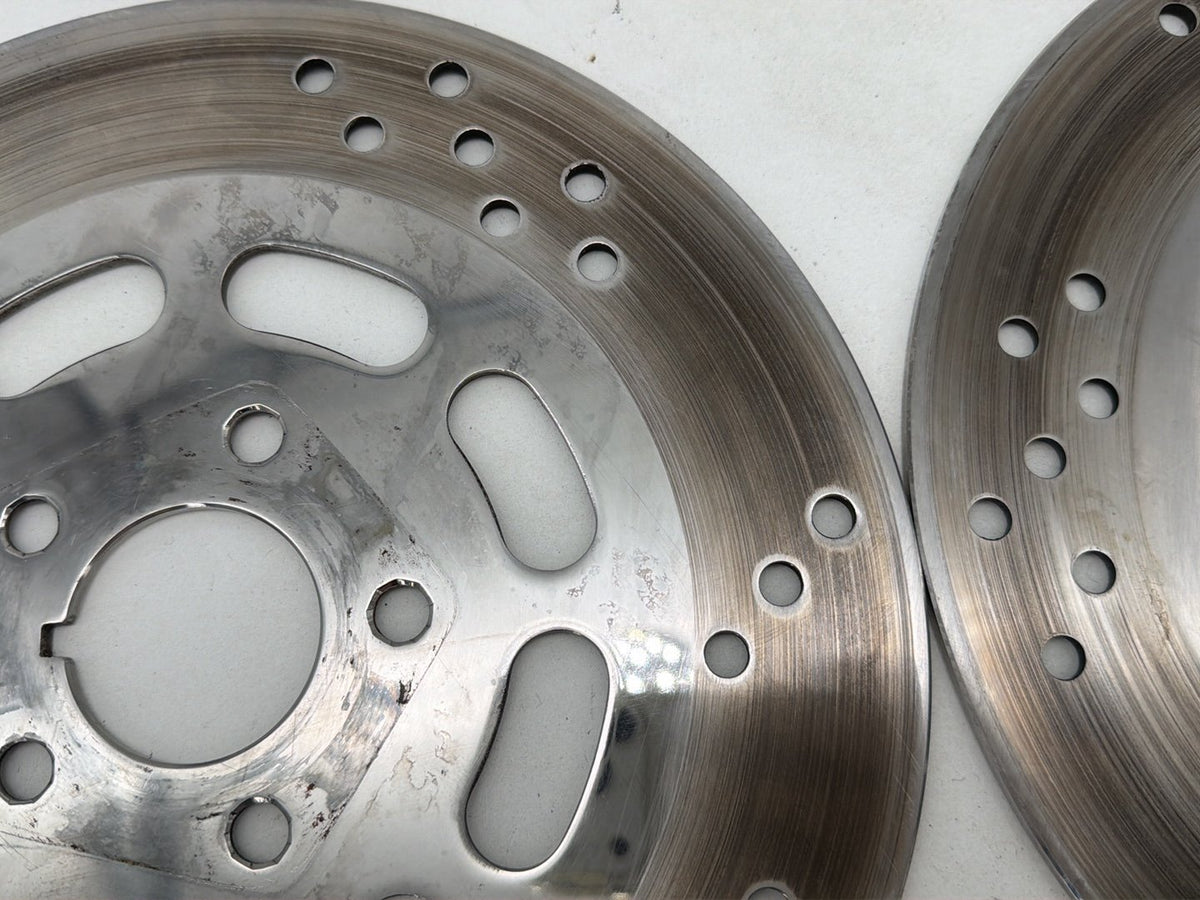 1990 Harley Electra Glide Touring Sport OEM Front Brake Rotors Disc Pair