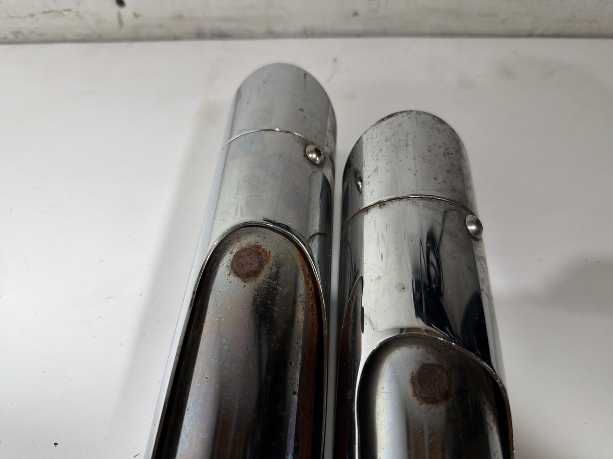 2006 Harley Softail Deuce FXSTDI OEM Exhaust Header Pipes Vance & Hines